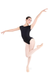 EUROTARD 44491C GIRLS OPEN BACK CAP SLEEVE LEOTARD