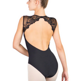 BALLET ROSA EMMELINE WOMEN V-NECK OPEN BACK TANK LEOTARD