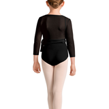 BLOCH CZ300126 GIRLS L/S WRAP TOP