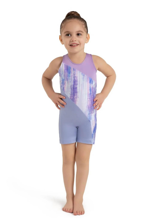 CAPEZIO 12111C GIRLS MERMAID MAGIC SEASHELL BIKETARD