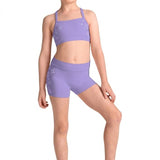 BLOCH CR90012 GIRLS ALEXANDRA FLORAL SHORT