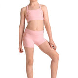 BLOCH CR90012 GIRLS ALEXANDRA FLORAL SHORT