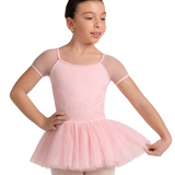 BLOCH CL20002 GIRLS CAP SLEEVE TUTU LEOTARD