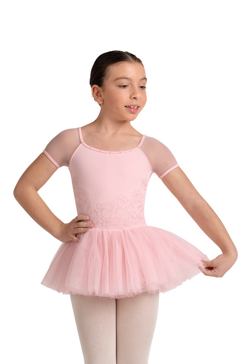 BLOCH CL20002 GIRLS CAP SLEEVE TUTU LEOTARD