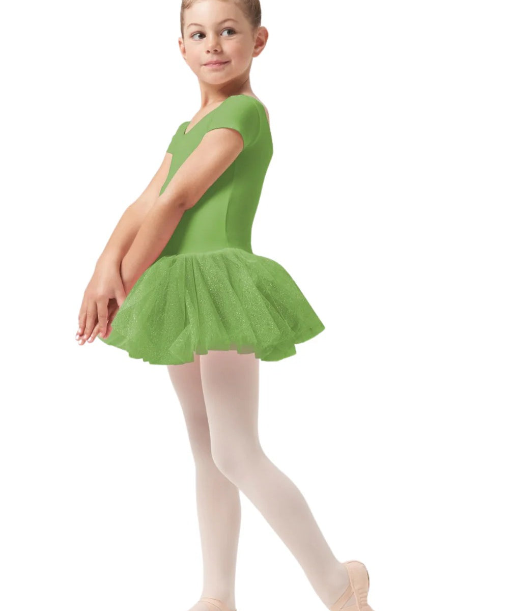 GIRLS CAP SLEEVE TUTU DRESS- BLOCH