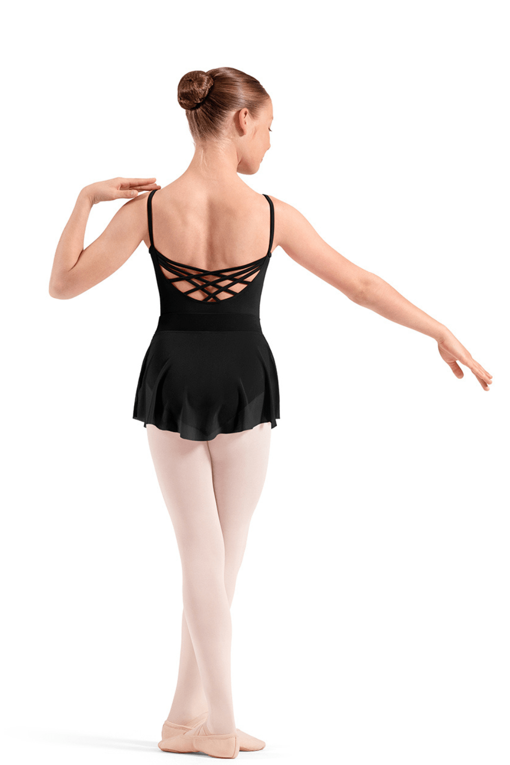 MIRELLA MS10005C GIRLS MESH PULL ON SKIRT - The Dance Shoppe