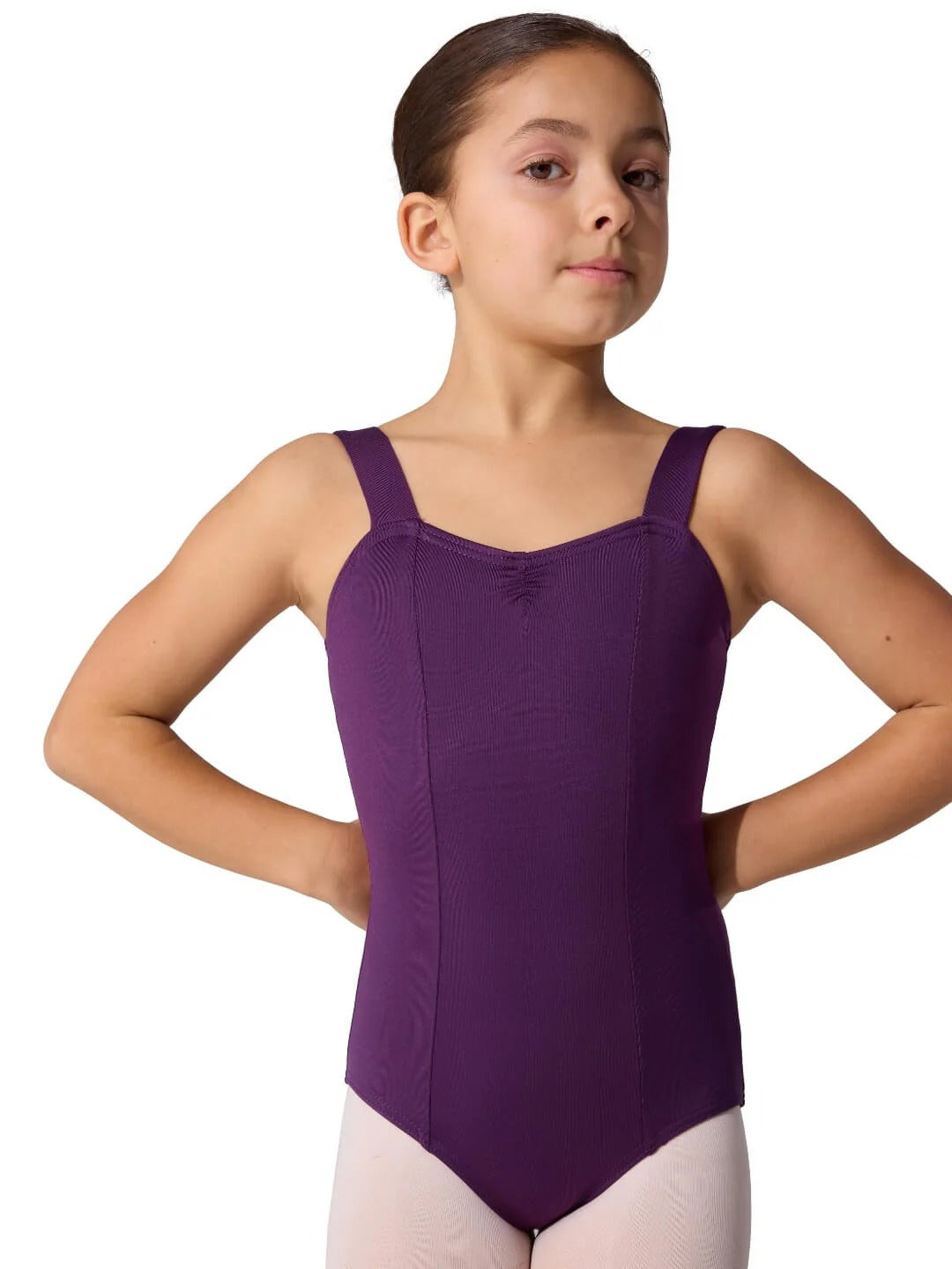 CAPEZIO SE1012C GIRLS WIDE STRAP CAMISOLE LEOTARD