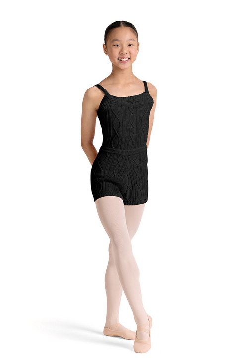 BLOCH CU12002 GIRLS KNIT SHORT UNITARD