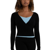 CAPEZIO CK11002C GIRLS HARMONIE CROSSOVER SWEATER