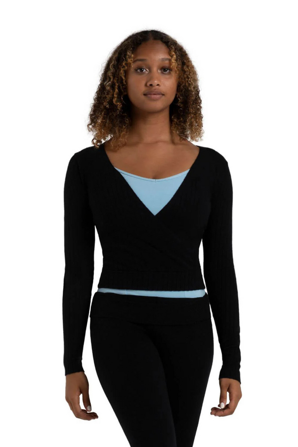 CAPEZIO CK11002C GIRLS HARMONIE CROSSOVER SWEATER