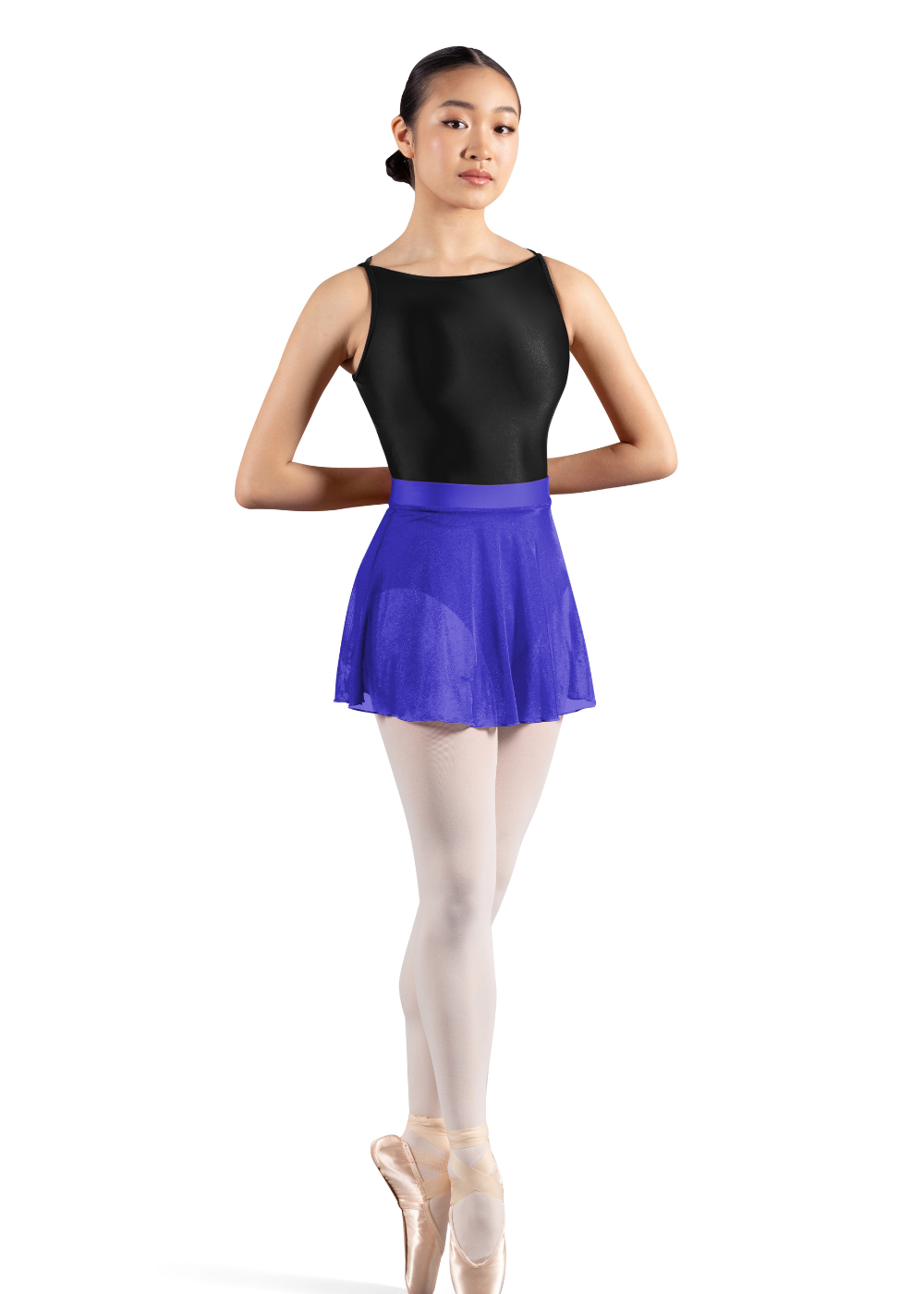 MS165 WOMEN SHINE MESH SKIRT-MIRELLA