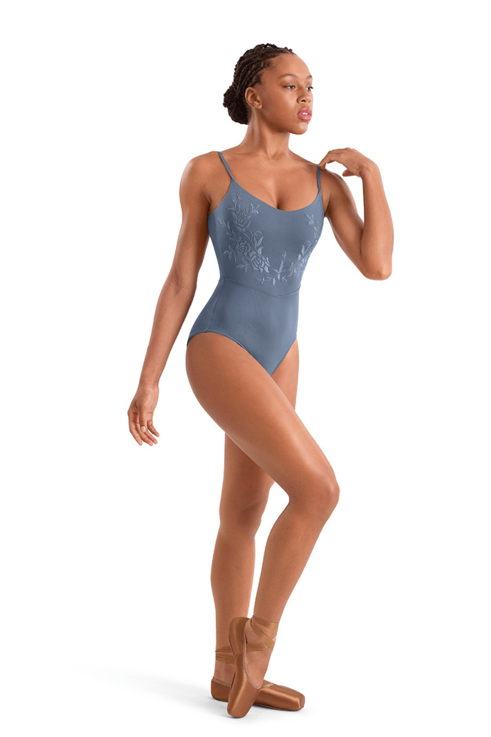 MIRELLA M70007LM WOMEN FLORAL CAMISOLE LEOTARD - The Dance Shoppe