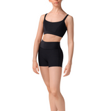 M90001L WOMEN STRIPED HIGH WAIST SHORT-MIRELLA