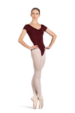 BLOCH L4262 WOMEN GATHER CAP SLEEVE LEOTARD