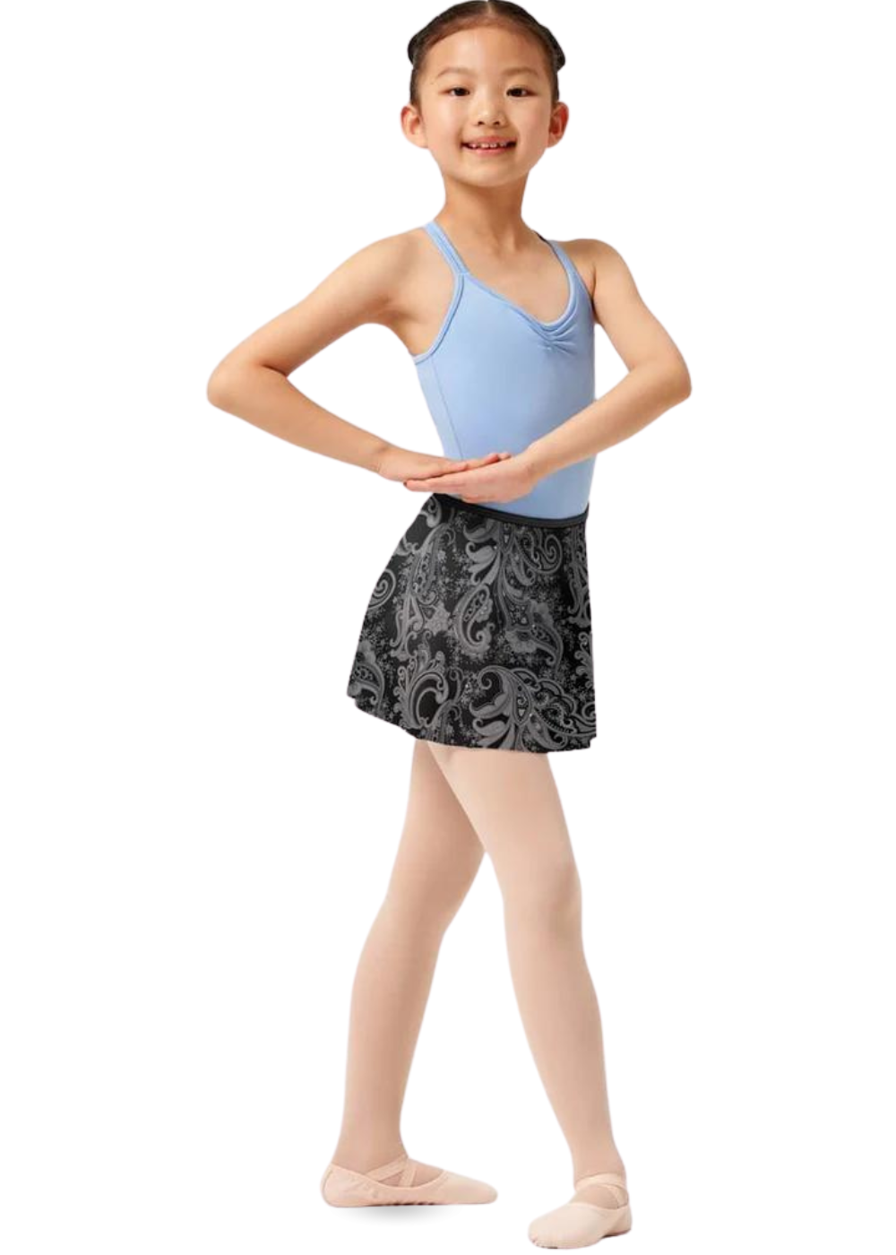 GIRLS PRINTED MESH PULL ON SKIRT-MIRELLA