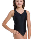 SO DANCA-BY69C GIRLS SIA KEYHOLE MESH BACK TANK LEOTARD