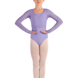 BLOCH CZ8469 GIRLS HENNY MESH WRAP TOP