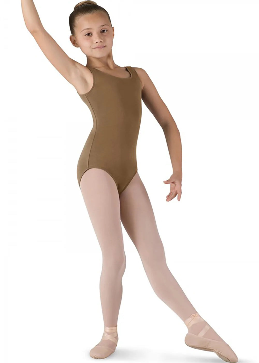 BLOCH CL5405 GIRLS BASIC ROUND NECK TANK LEOTARD