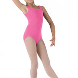 BLOCH CL5405 GIRLS BASIC ROUND NECK TANK LEOTARD