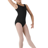 BLOCH CL5405 GIRLS BASIC ROUND NECK TANK LEOTARD