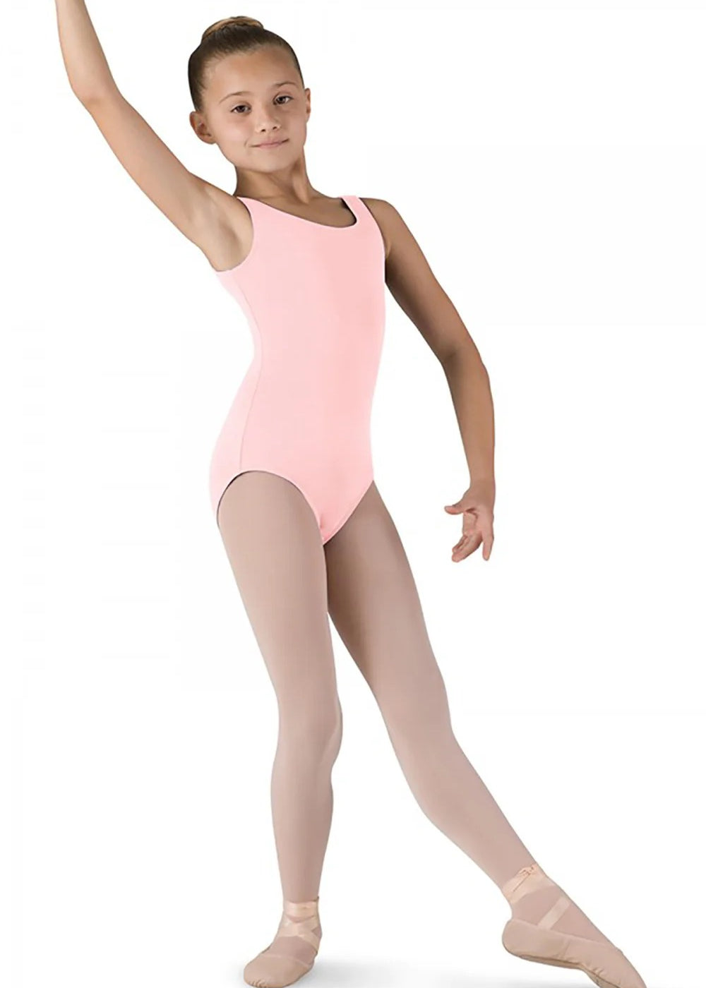 BLOCH CL5405 GIRLS BASIC ROUND NECK TANK LEOTARD