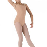 BLOCH CL5405 GIRLS BASIC ROUND NECK TANK LEOTARD