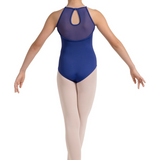 MIRELLA M1245C GIRLS HIGH NECK HALTER LEOTARD