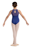 MIRELLA M1245C GIRLS HIGH NECK HALTER LEOTARD