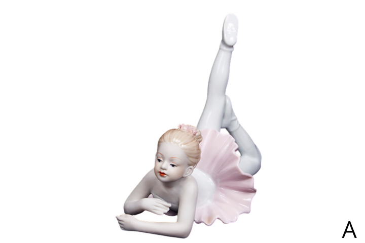 DASHA 6018 CERAMIC BALLERINA FIGURINES