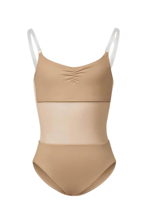 BLOCH CB3387 GIRLS SUNNA FRONT MESH PANEL CAMISOLE LEOTARD