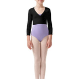 BLOCH CZ0516 GIRLS BEA MESH BACK WRAP TOP