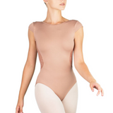 BALLET ROSA MAEVA WOMEN BOATNECK V-BACK CAP SLEEVE LEOTARD