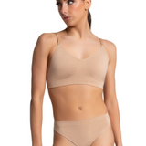 CAPEZIO 3683 SEAMLESS CLEAR BACK BRA