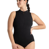 CAPEZIO 12002W ZIP FRONT OPEN BACK TANK LEOTARD