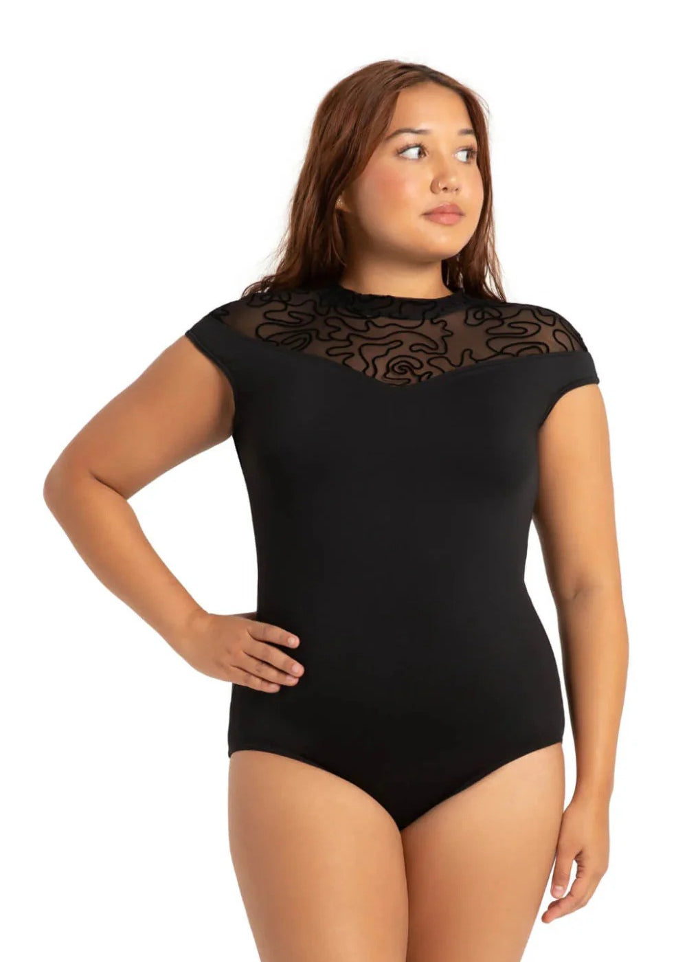 CAPEZIO 12160W WOMEN BELLA NOTTE STELLE CAP SLEEVE LEOTARD