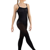 CAPEZIO 1811W ULTRASOFT CONVERTIBLE BODY TIGHT WITH CLEAR STRAPS