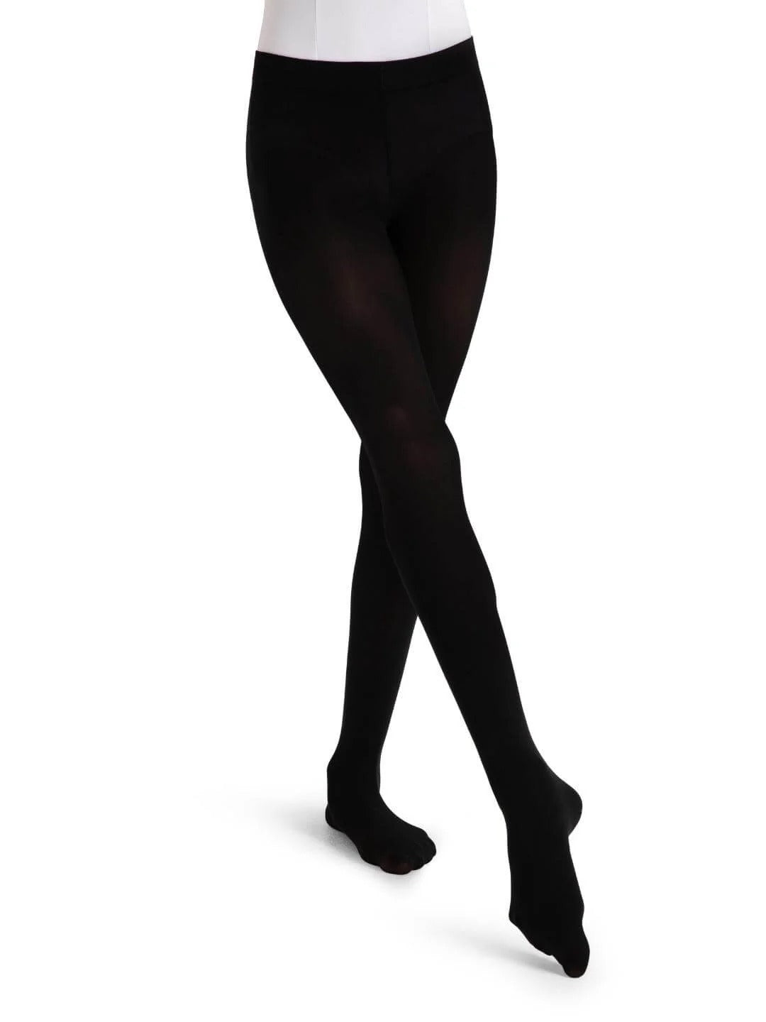 CAPEZIO 1917X GIRLS FOOTLESS W/ SELF KNIT WAIST BAND TIGHT