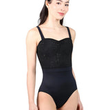 SUFFOLK 2880A WOMEN LILY OF THE VALLEY PINCH STRAP LEOTARD