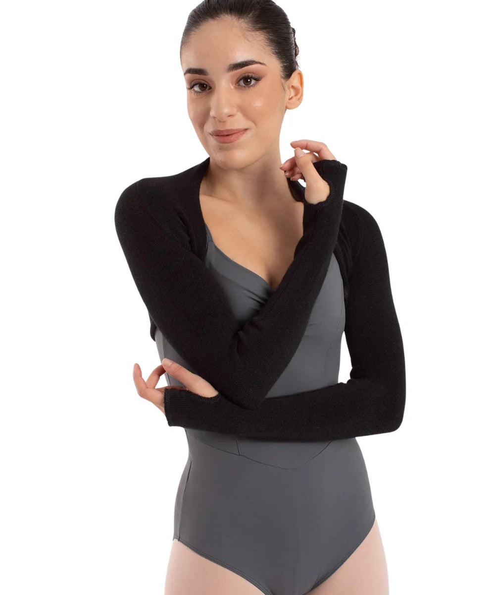 INTERMEZZO 6619 WOMEN DARCY LONG SLEEVE WARM-UP SWEATER
