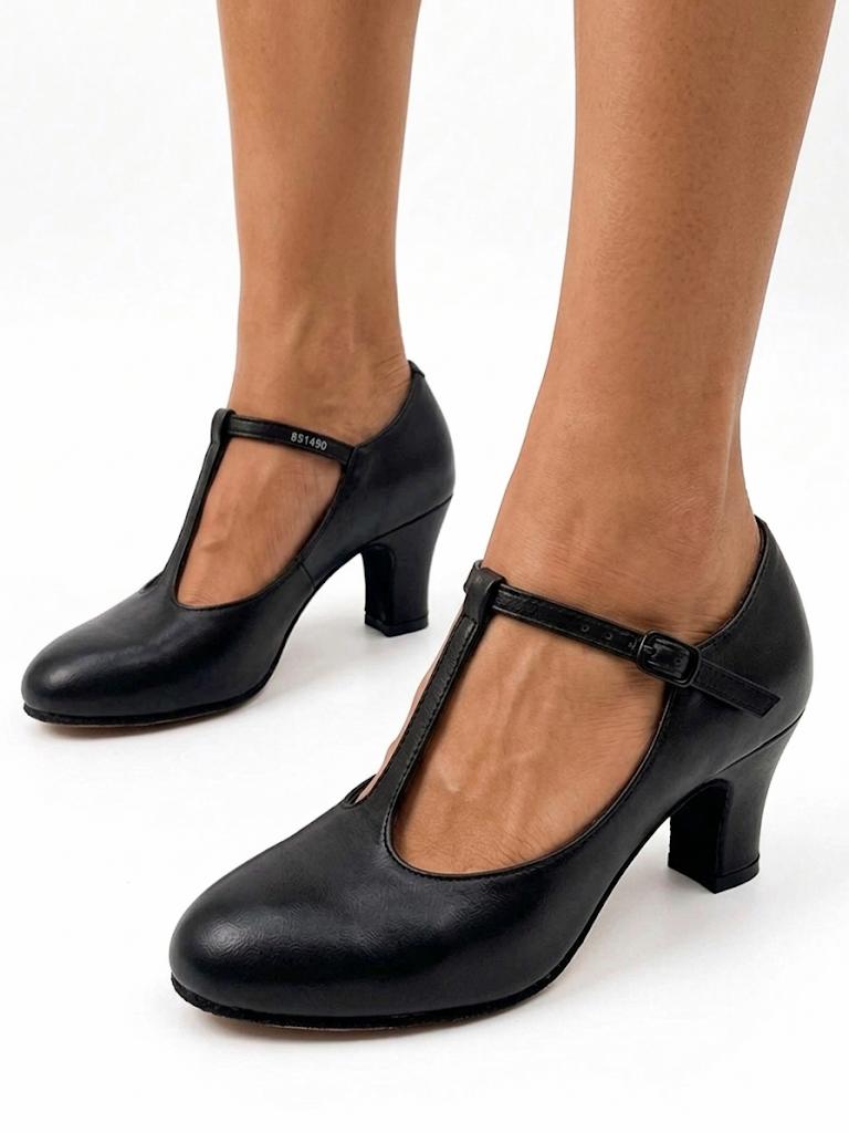 CAPEZIO 750 WOMEN JR. FOOTLIGHT T-STRAP SHOE