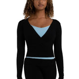 CAPEZIO CK11002C GIRLS HARMONIE CROSSOVER SWEATER