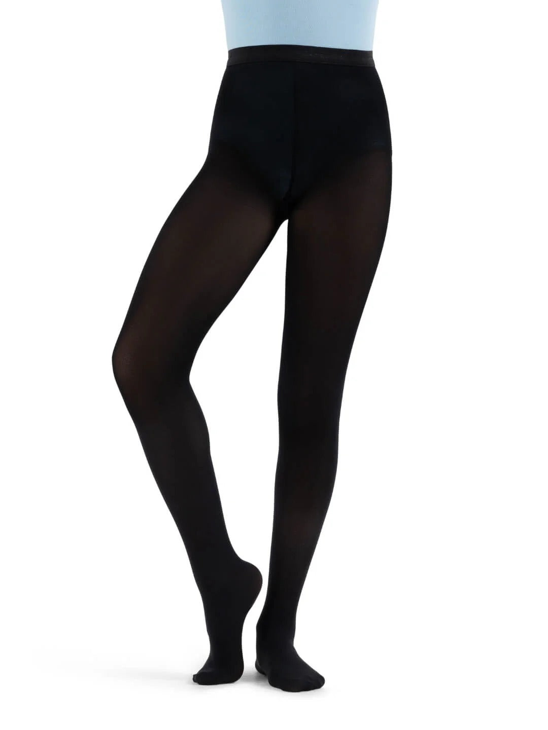 CAPEZIO N14C GIRLS HOLD & STRETCH FOOTED TIGHT