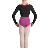 MIRELLA M30004C GIRLS LONG SLEEVE GATHERED TOP