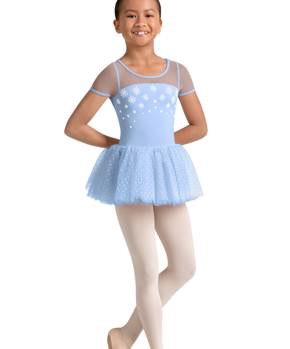 M20003C GIRLS CAP SLEEVE TUTU DRESS-MIRELLA
