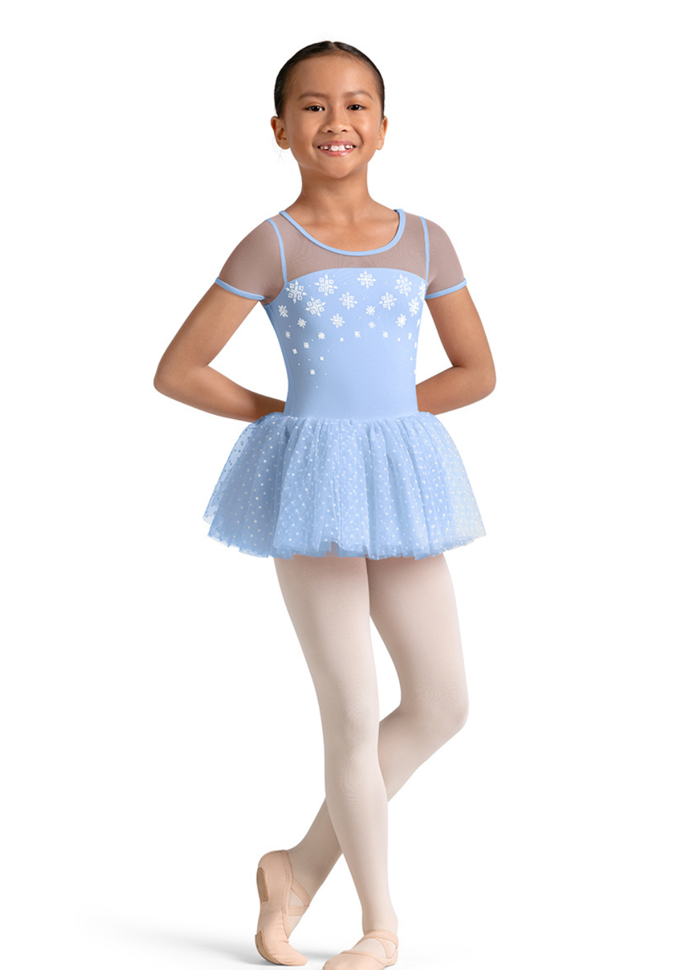M20003C GIRLS CAP SLEEVE TUTU DRESS-MIRELLA