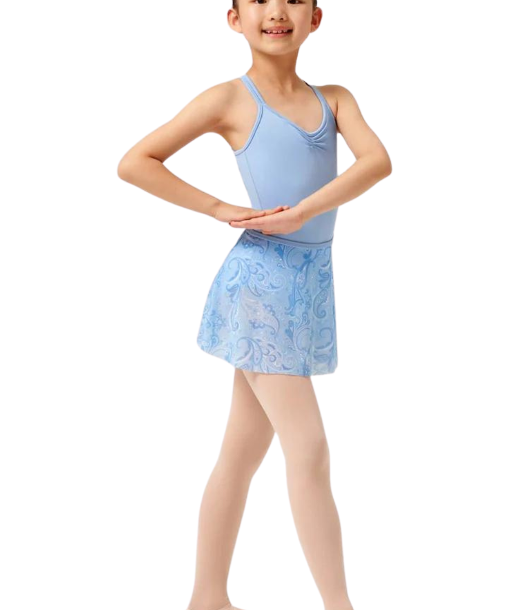 GIRLS PRINTED MESH PULL ON SKIRT-MIRELLA
