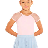 EUROTARD-41128 GIRLS TWO-TIER MESH PULL ON SKIRT