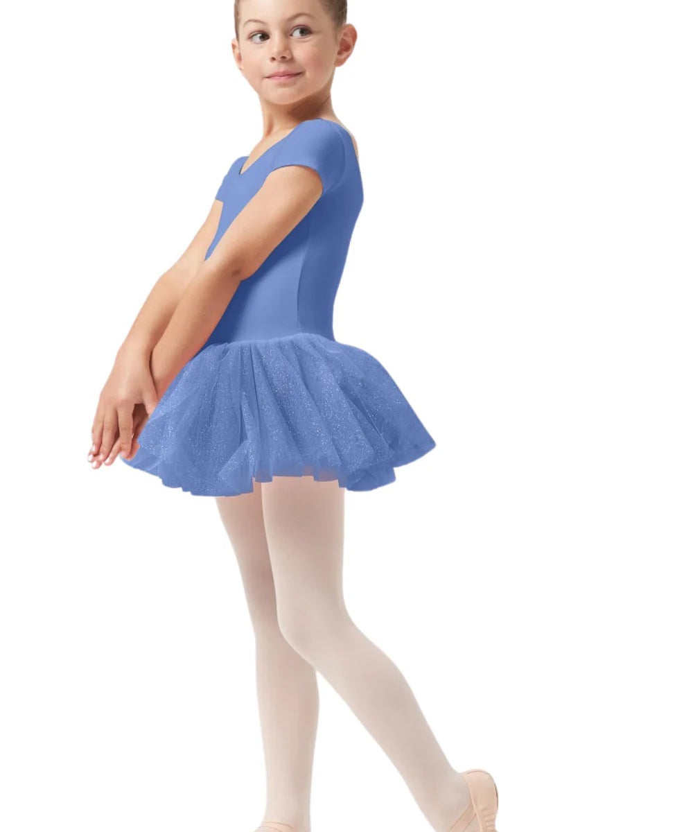GIRLS CAP SLEEVE TUTU DRESS- BLOCH