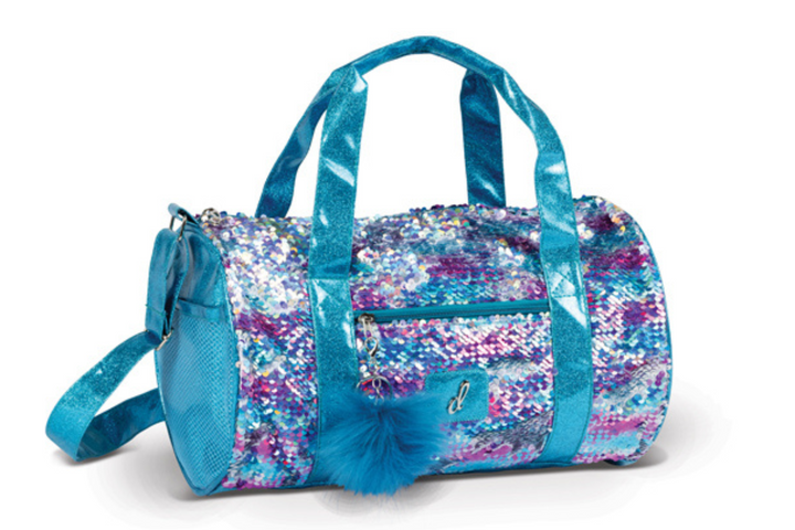 DANSHUZ B24503 GIRLS SPARKLING FUSION DUFFLE