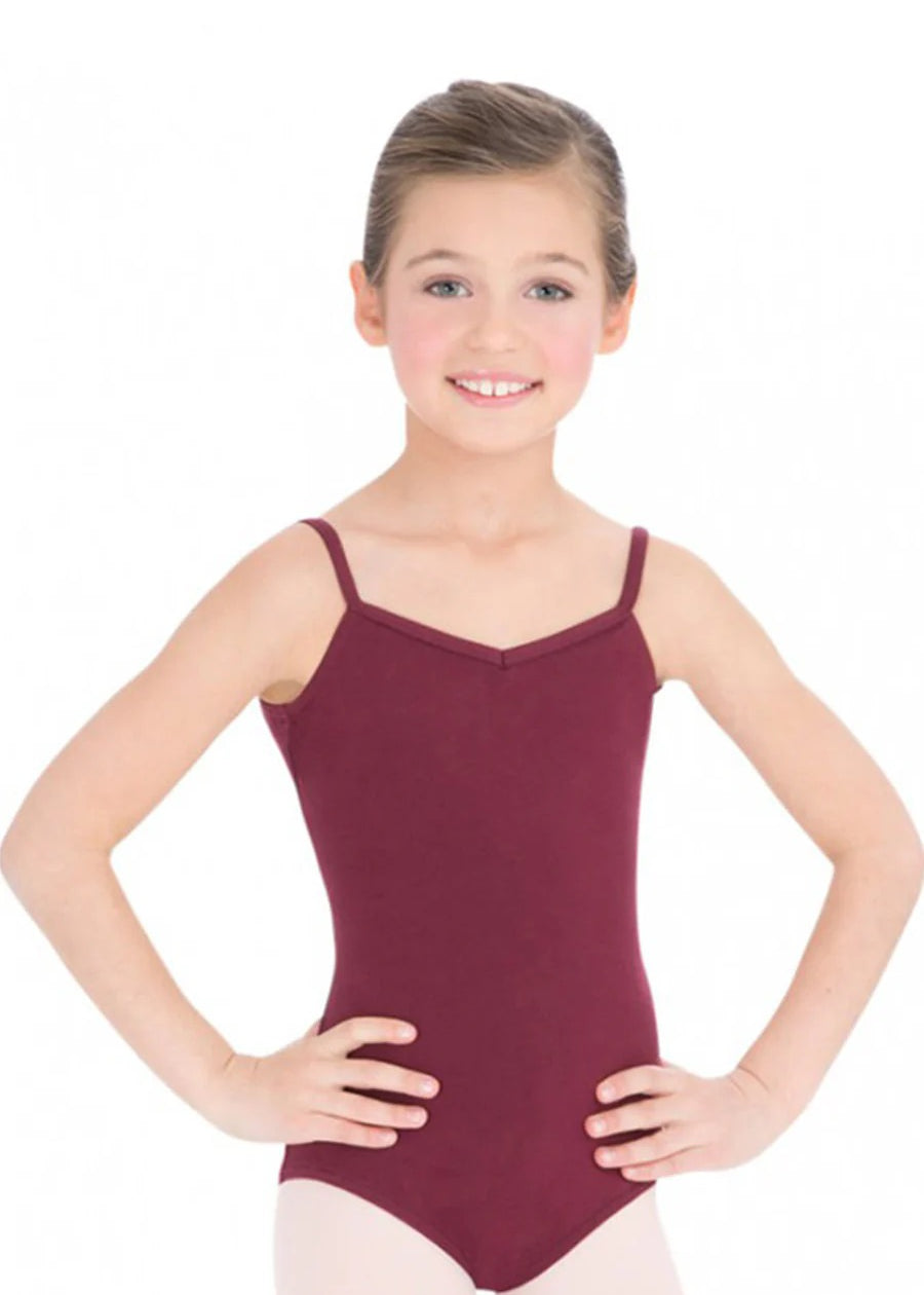 CAPEZIO CC102C GIRLS V-NECK CAMISOLE LEOTARD
